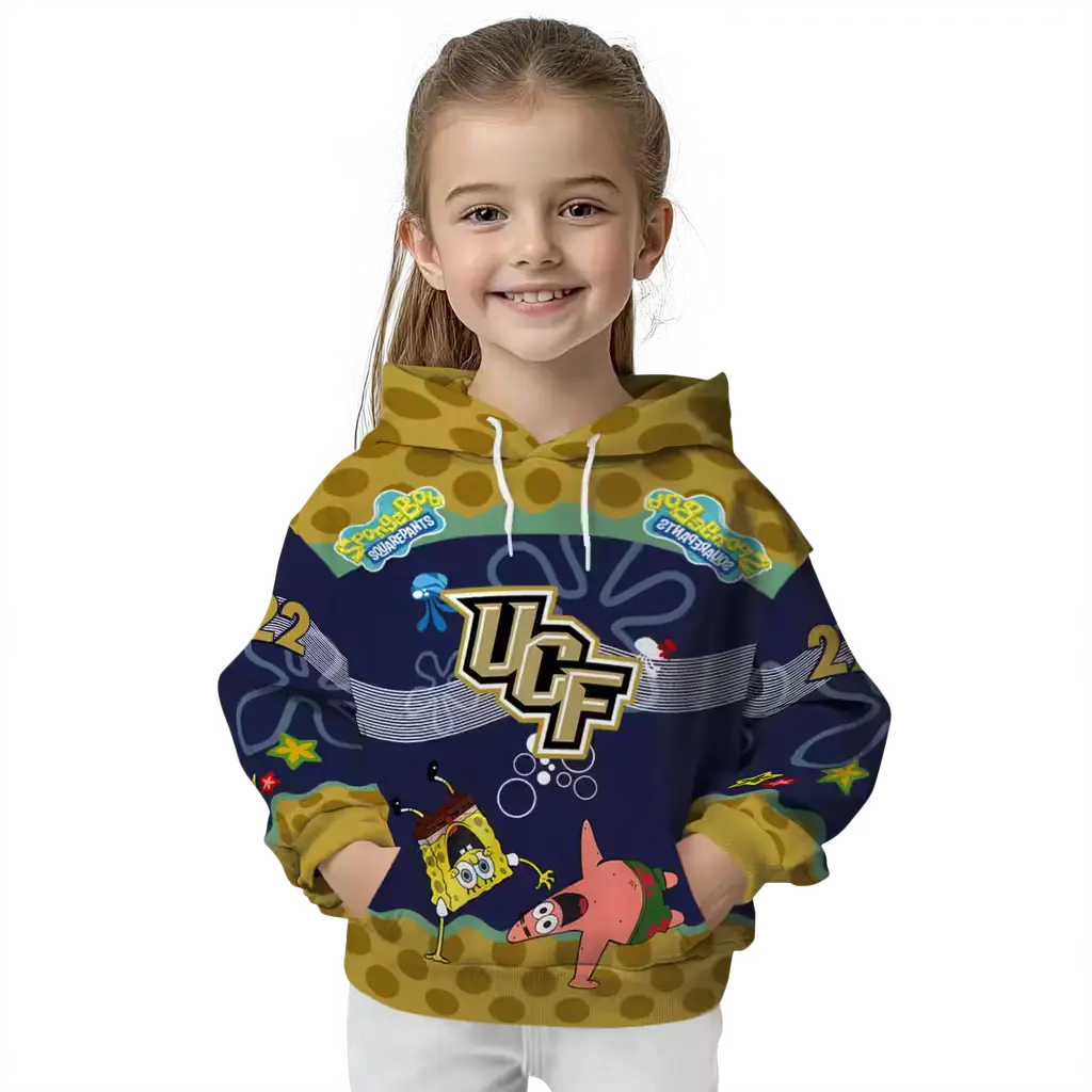 customized ucf knights spongebob patrick star gold navy hoodie top rated customized ucf knights spongebob patrick star gold navy hoodie top rated