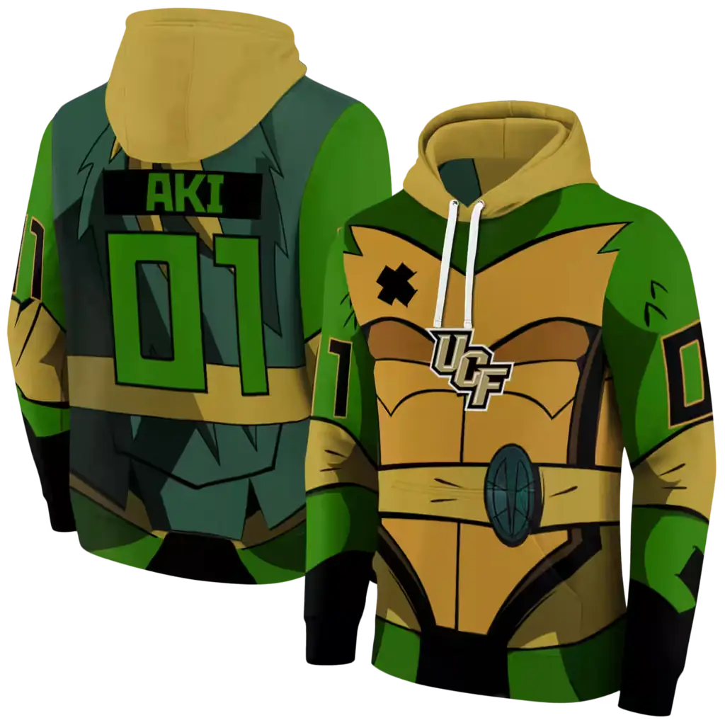 customized ucf knights superhero armor gold green hoodie fashion forward customized ucf knights superhero armor gold green hoodie fashion forward