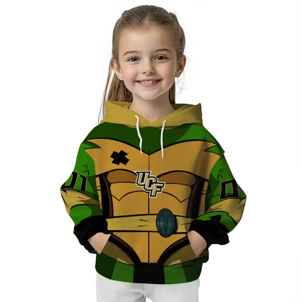 customized ucf knights superhero armor gold green hoodie top rated customized ucf knights superhero armor gold green hoodie top rated