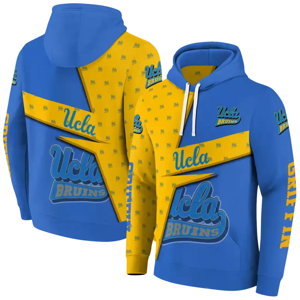 customized ucla bruins abstract shape blue hoodie fashion forward customized ucla bruins abstract shape blue hoodie fashion forward