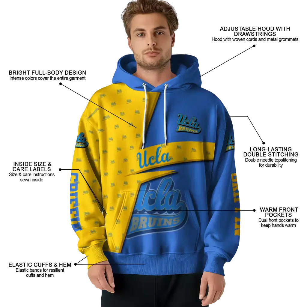 customized ucla bruins abstract shape blue hoodie latest model customized ucla bruins abstract shape blue hoodie latest model