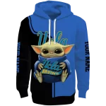 customized ucla bruins baby yoda blue black hoodie best selling