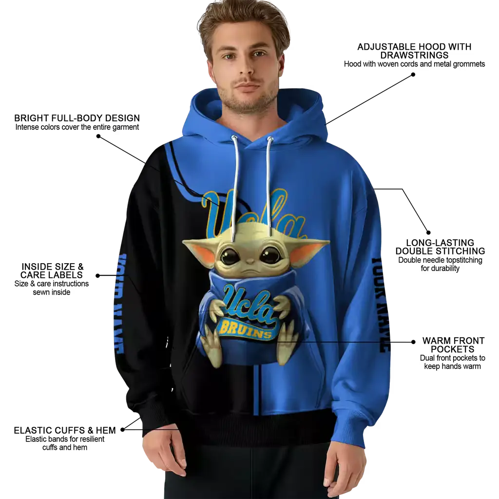 customized ucla bruins baby yoda blue black hoodie latest model customized ucla bruins baby yoda blue black hoodie latest model