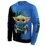 customized ucla bruins baby yoda blue black hoodie best selling