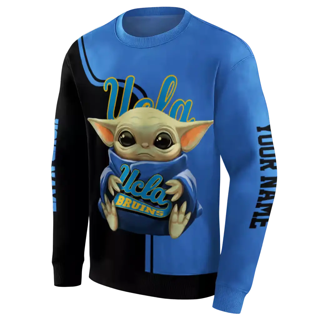 customized ucla bruins baby yoda blue black hoodie new arrival customized ucla bruins baby yoda blue black hoodie new arrival