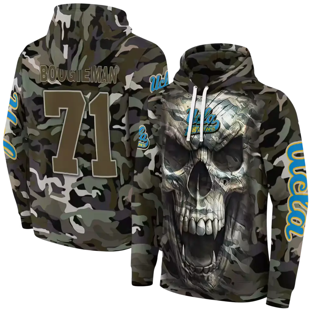 customized ucla bruins camo skull hoodie fashion forward customized ucla bruins camo skull hoodie fashion forward
