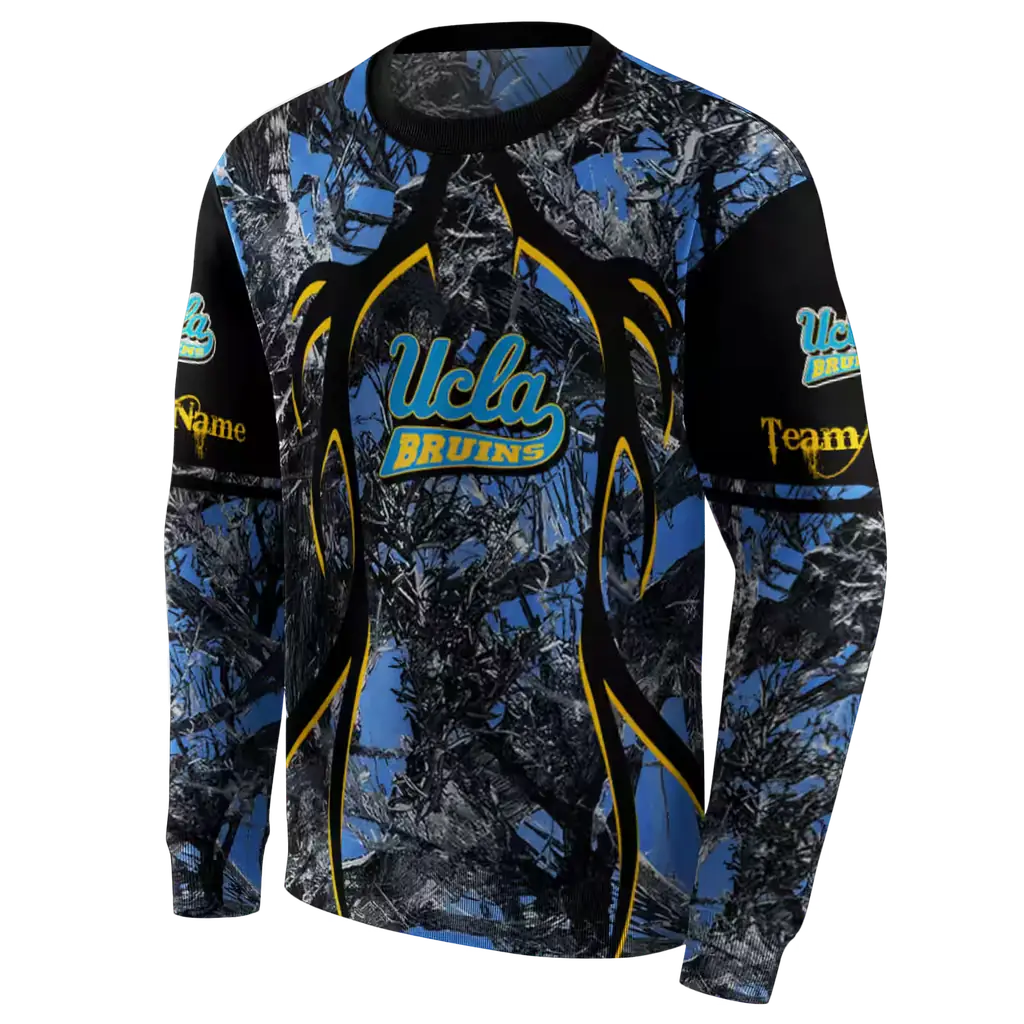 customized ucla bruins hunting theme blue black hoodie new arrival customized ucla bruins hunting theme blue black hoodie new arrival