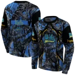 customized ucla bruins hunting theme blue black hoodie best selling