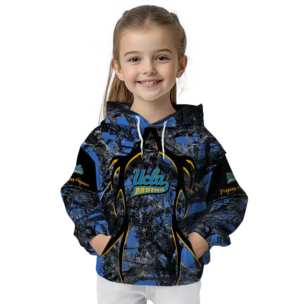 customized ucla bruins hunting theme blue black hoodie top rated customized ucla bruins hunting theme blue black hoodie top rated