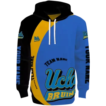 customized ucla bruins minimalist design blue black hoodie best selling