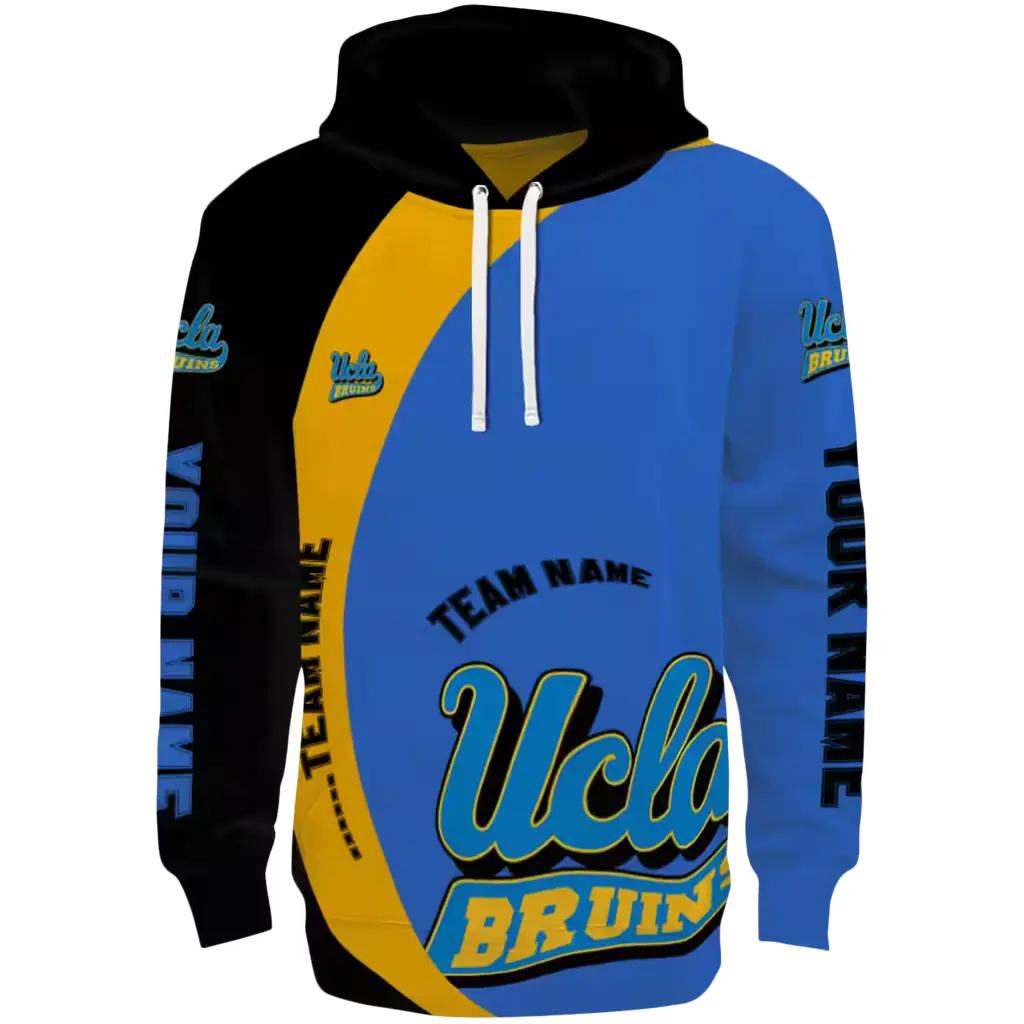 customized ucla bruins minimalist design blue black hoodie best selling customized ucla bruins minimalist design blue black hoodie best selling
