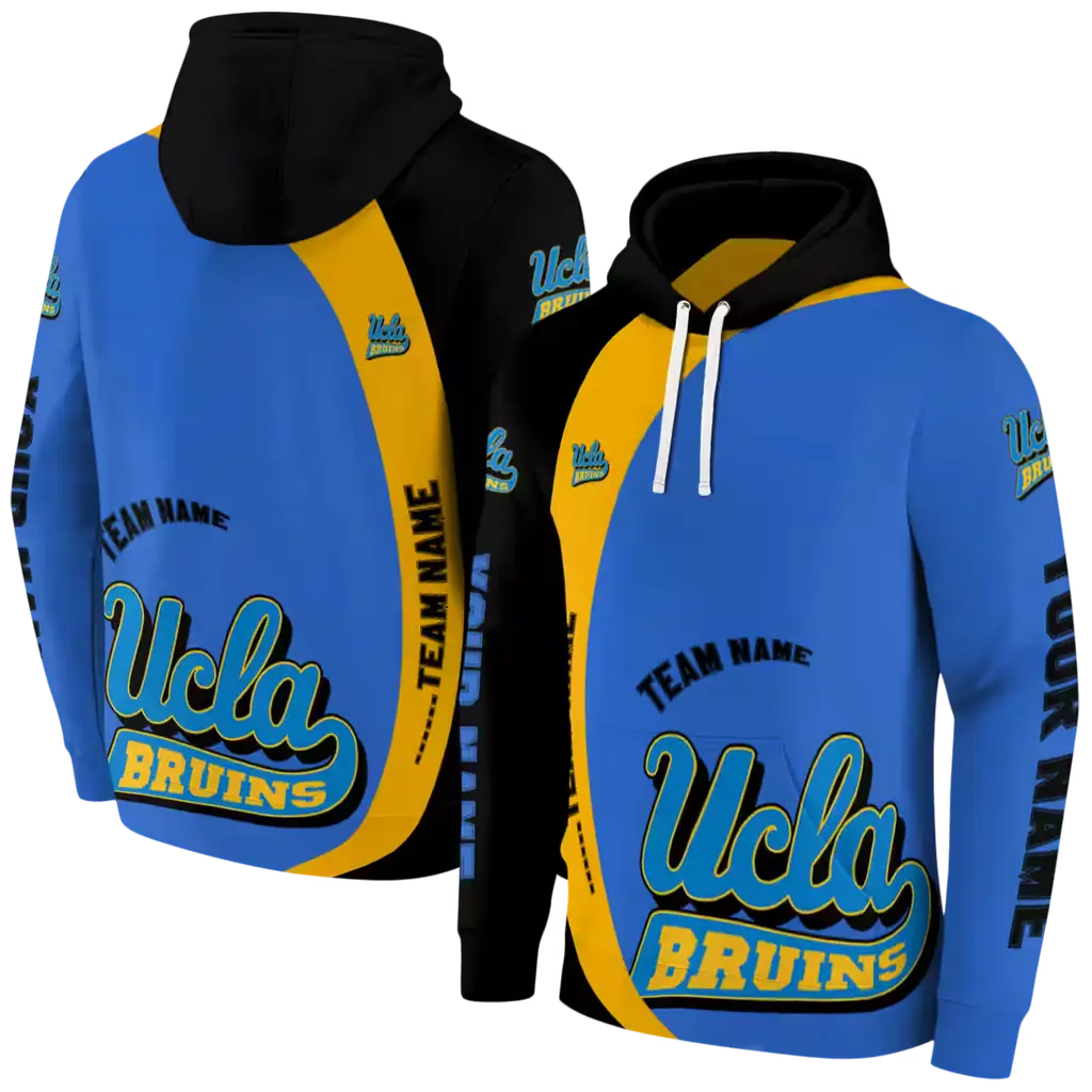 customized ucla bruins minimalist design blue black hoodie fashion forward customized ucla bruins minimalist design blue black hoodie fashion forward