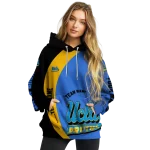 customized ucla bruins minimalist design blue black hoodie best selling