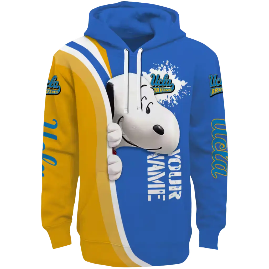 customized ucla bruins peeking snoopy blue hoodie best selling customized ucla bruins peeking snoopy blue hoodie best selling