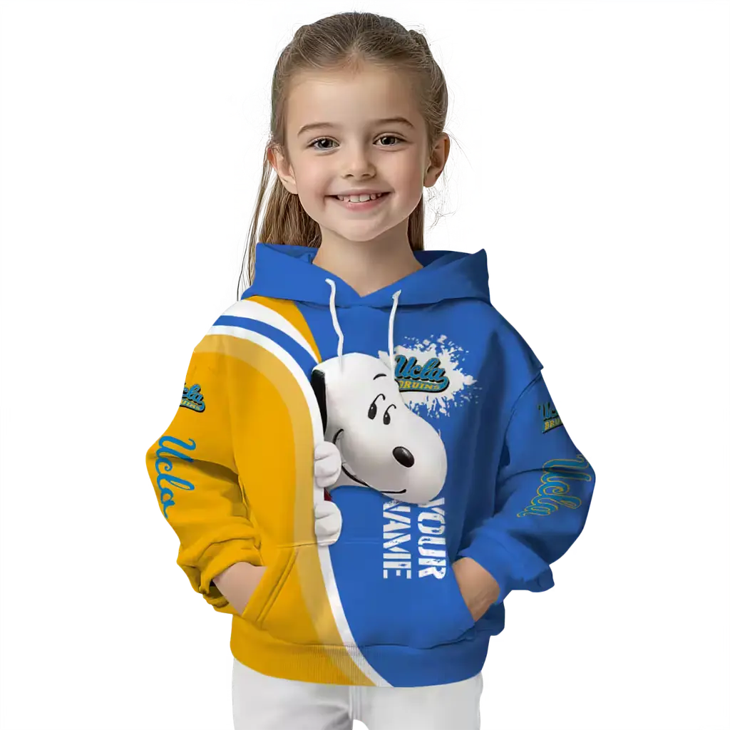 customized ucla bruins peeking snoopy blue hoodie top rated customized ucla bruins peeking snoopy blue hoodie top rated