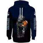 customized uconn huskies baby groot blue black hoodie best selling