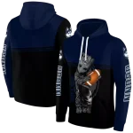 customized uconn huskies baby groot blue black hoodie best selling