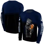 customized uconn huskies baby groot blue black hoodie best selling