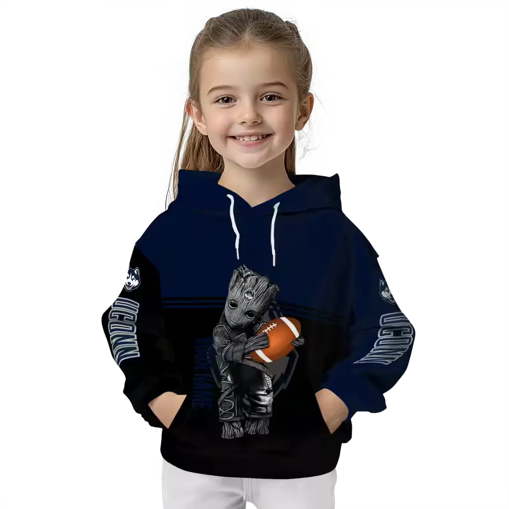 customized uconn huskies baby groot blue black hoodie top rated customized uconn huskies baby groot blue black hoodie top rated