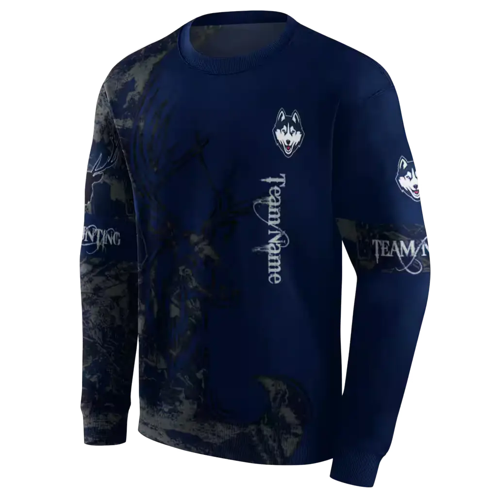 customized uconn huskies deer silhouette blue hoodie new arrival customized uconn huskies deer silhouette blue hoodie new arrival