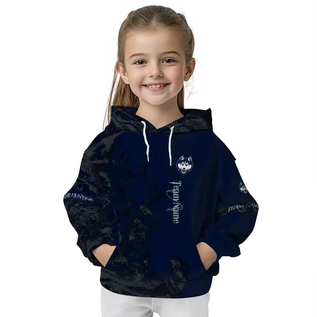customized uconn huskies deer silhouette blue hoodie top rated customized uconn huskies deer silhouette blue hoodie top rated