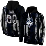 customized uconn huskies distressed flag blue black hoodie best selling