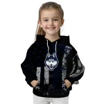 customized uconn huskies distressed flag blue black hoodie best selling
