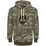 customized uconn huskies military style hoodie best selling