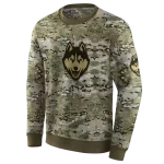 customized uconn huskies military style hoodie best selling