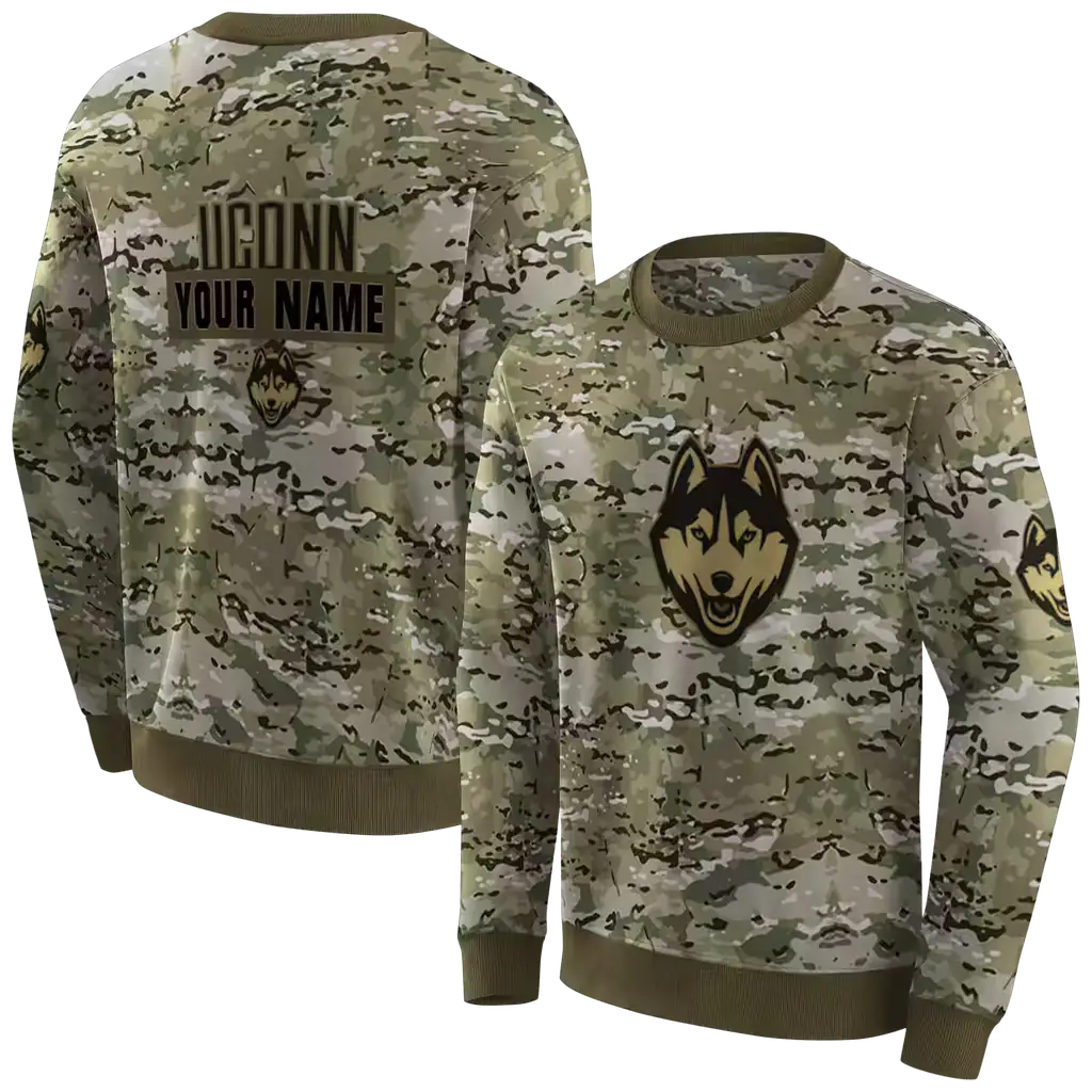 customized uconn huskies military style hoodie premium grade customized uconn huskies military style hoodie premium grade