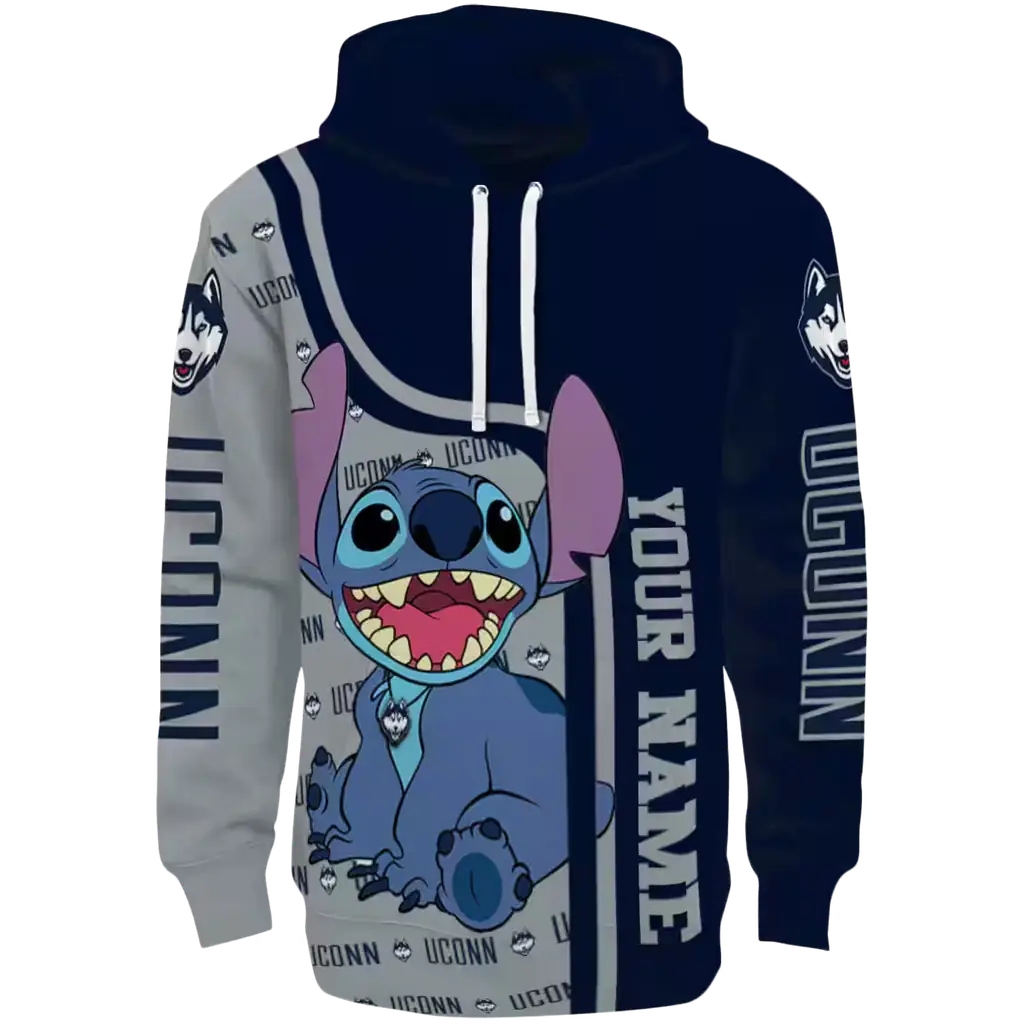 customized uconn huskies stitch blue hoodie best selling customized uconn huskies stitch blue hoodie best selling