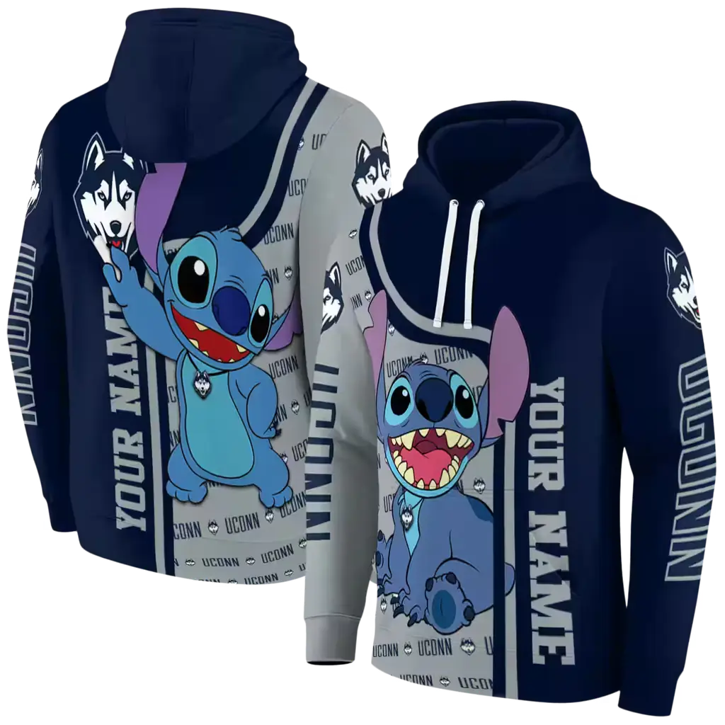 customized uconn huskies stitch blue hoodie fashion forward customized uconn huskies stitch blue hoodie fashion forward