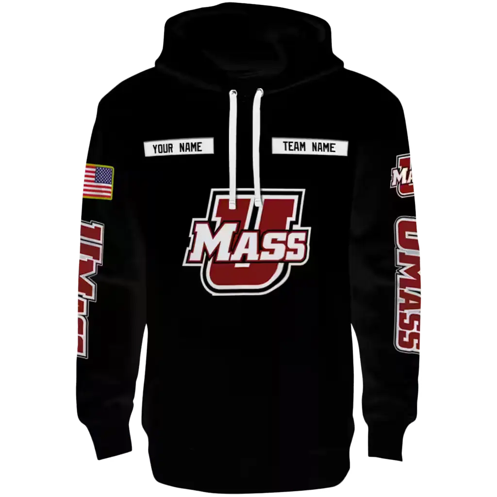 customized umass minutemen punisher skull black hoodie best selling customized umass minutemen punisher skull black hoodie best selling