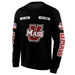 customized umass minutemen punisher skull black hoodie best selling
