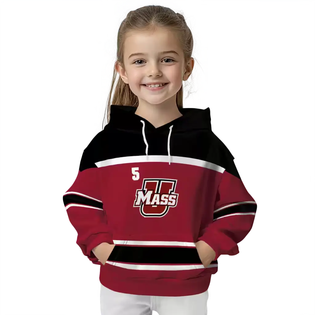 customized umass minutemen striped pattern red hoodie top rated customized umass minutemen striped pattern red hoodie top rated
