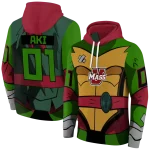 customized umass minutemen superhero armor red green hoodie best selling