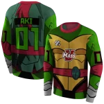 customized umass minutemen superhero armor red green hoodie best selling
