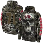 customized unlv rebels camo skull hoodie best selling