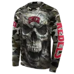 customized unlv rebels camo skull hoodie best selling