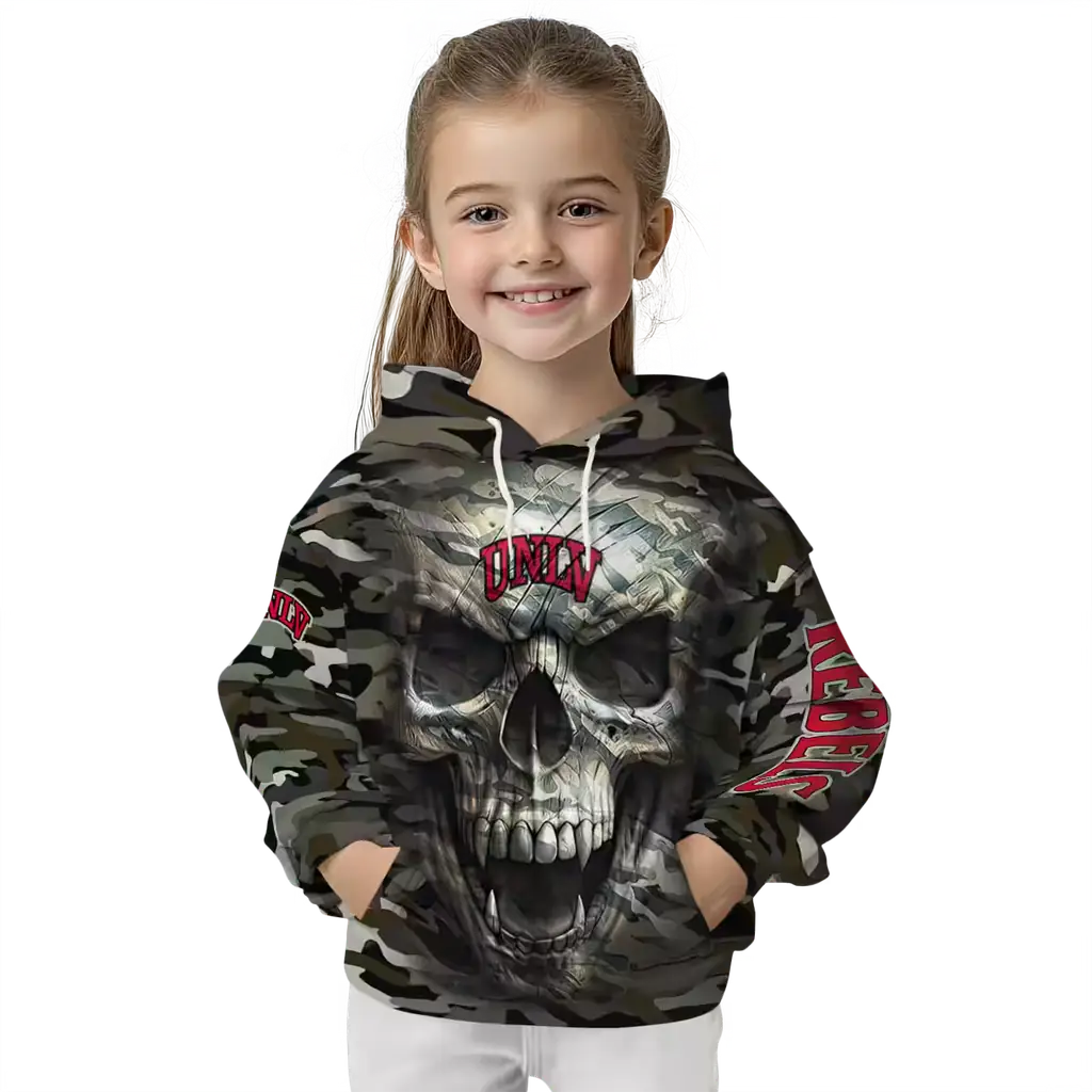 customized unlv rebels camo skull hoodie top rated customized unlv rebels camo skull hoodie top rated