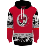 customized unlv rebels grateful vibes red hoodie best selling