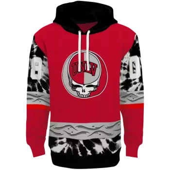 customized unlv rebels grateful vibes red hoodie best selling