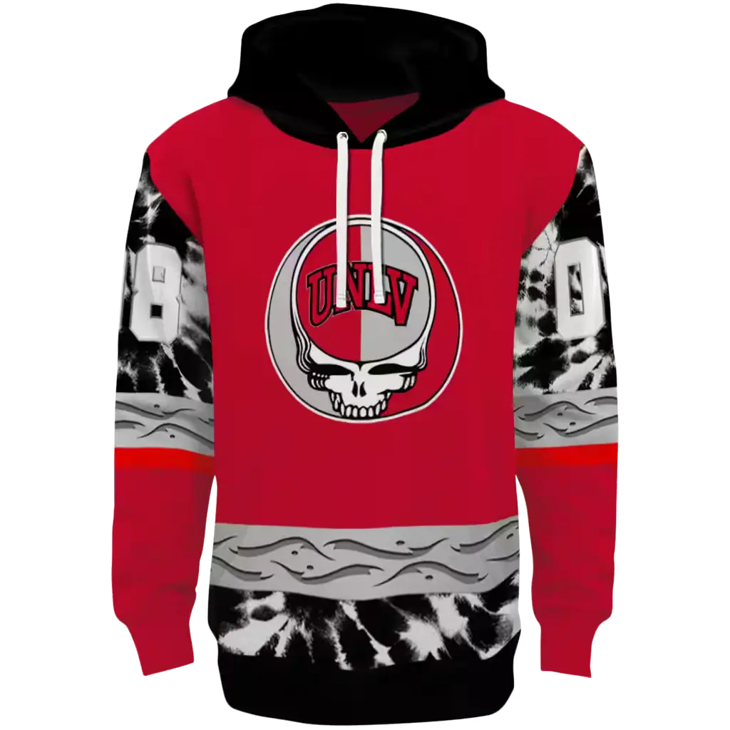 customized unlv rebels grateful vibes red hoodie best selling customized unlv rebels grateful vibes red hoodie best selling