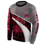 customized unlv rebels hexagonal mesh red black gray hoodie best selling