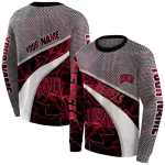 customized unlv rebels hexagonal mesh red black gray hoodie best selling