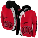 customized unlv rebels minimalist design red black hoodie best selling