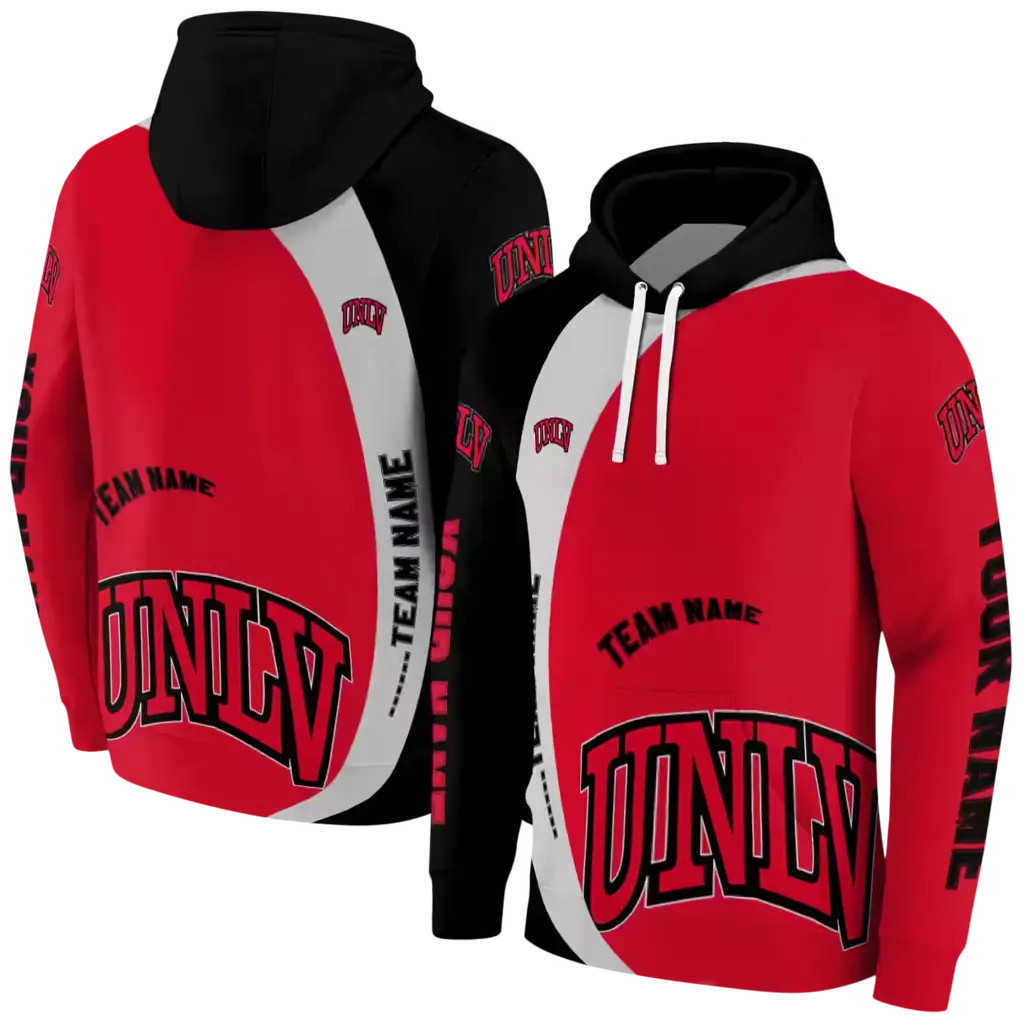 customized unlv rebels minimalist design red black hoodie fashion forward customized unlv rebels minimalist design red black hoodie fashion forward