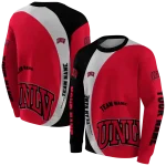 customized unlv rebels minimalist design red black hoodie best selling