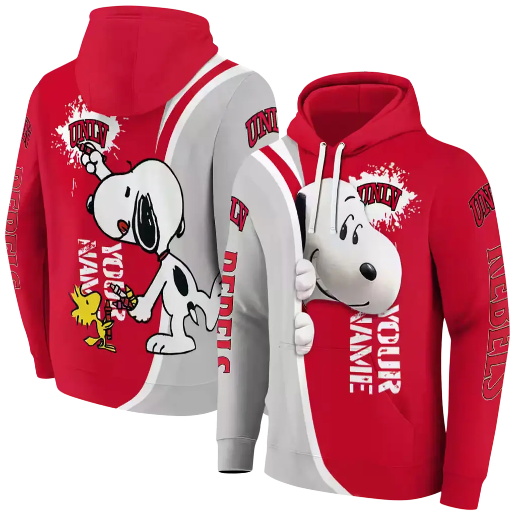 customized unlv rebels peeking snoopy red hoodie fashion forward customized unlv rebels peeking snoopy red hoodie fashion forward