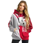 customized unlv rebels peeking snoopy red hoodie best selling